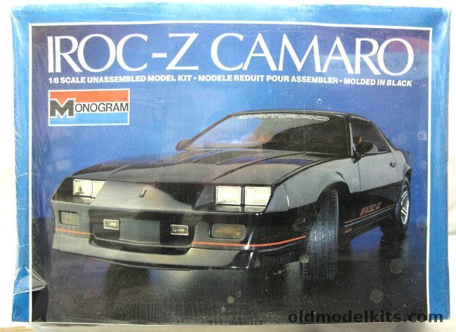 Monogram 1/8 1985 Chevrolet IROC-Z Camaro  - 1/8 Scale, 2610 plastic model kit